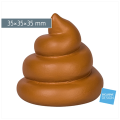 Radiergummi „Hunde Poop“ 3D | braun