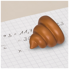 Radiergummi „Hunde Poop“ 3D | braun
