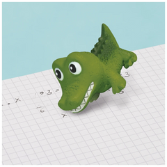 Radiergummi „Kroko Ally“ 3D | grün