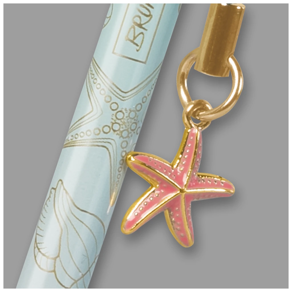 Bleistift Sunny Ocean | HB, rund, gold/mehrfarbig, pastell