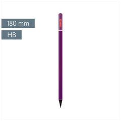 Bleistift Colour Code | HB, ergonomische 3-Kant-Form, purple