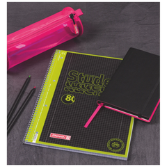 Buntstifte-Set „Neon“ | rund, schwarz