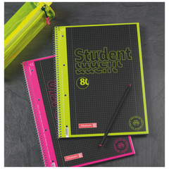 Buntstifte-Set „Neon“ | rund, schwarz