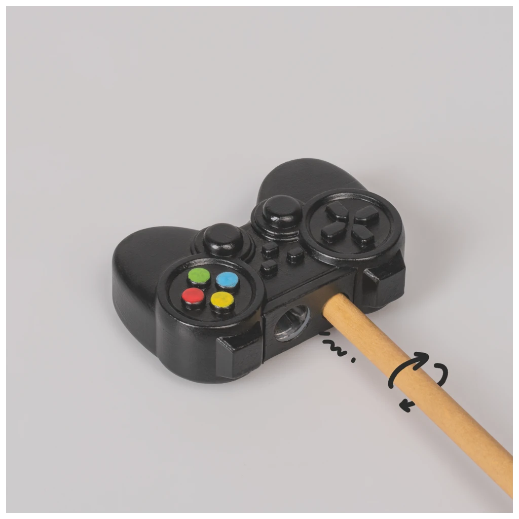 Dosenspitzer „Gamepad“ | schwarz