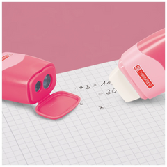 Dosenspitzer mit Radiergummi Colour Code 2 in 1 | tulip