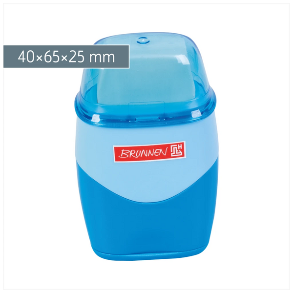 Dosenspitzer mit Radiergummi Colour Code 2 in 1 | azur