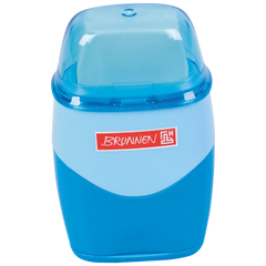 Dosenspitzer mit Radiergummi Colour Code 2 in 1 | azur