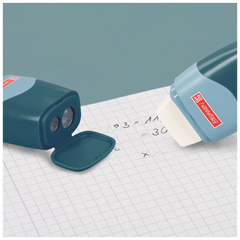 Dosenspitzer mit Radiergummi Colour Code 2 in 1 | denim