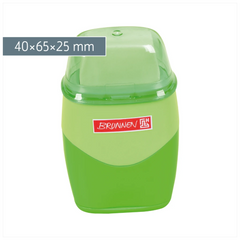 Dosenspitzer mit Radiergummi Colour Code 2 in 1 | kiwi
