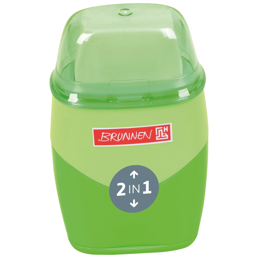 Dosenspitzer mit Radiergummi Colour Code 2 in 1 | kiwi
