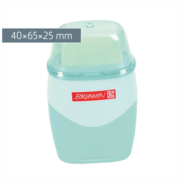 Dosenspitzer mit Radiergummi Colour Code 2 in 1 | mint