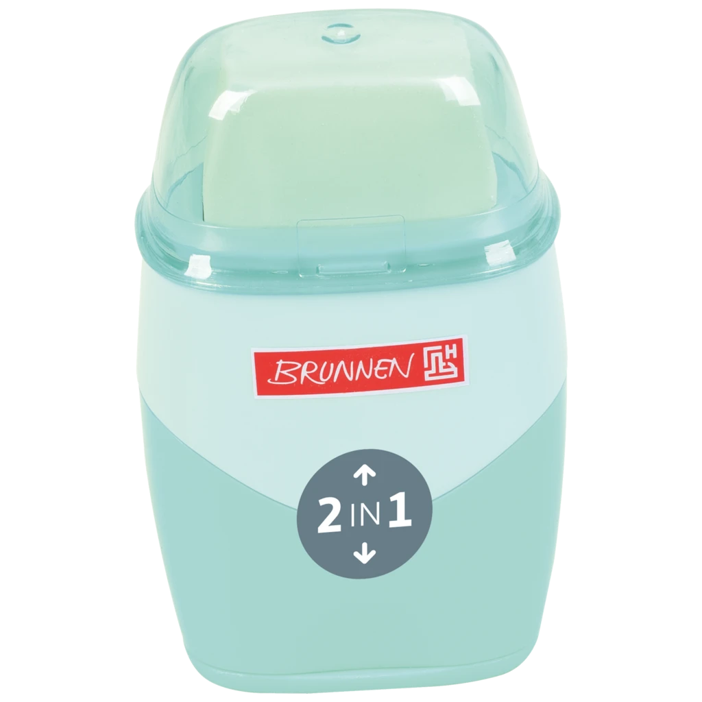 Dosenspitzer mit Radiergummi Colour Code 2 in 1 | mint