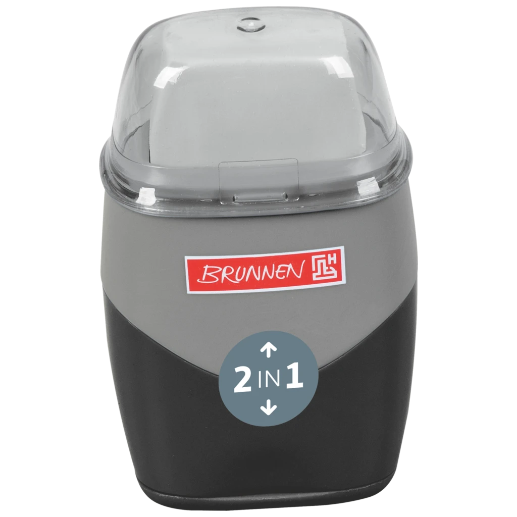 Dosenspitzer mit Radiergummi Colour Code 2 in 1 | onyx