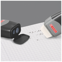 Dosenspitzer mit Radiergummi Colour Code 2 in 1 | onyx