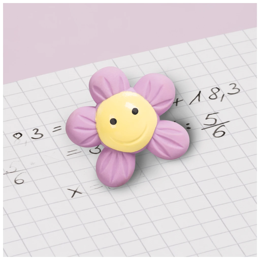 Radiergummi „Flower“ Happy Hippie 3D | sortiert