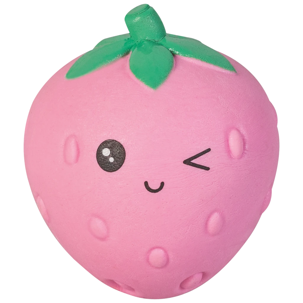 Radiergummi „Erdbeere“ Fruity Love 3D | rosa/grün