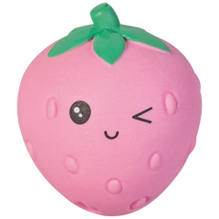 Radiergummi „Erdbeere“ Fruity Love 3D | rosa/grün