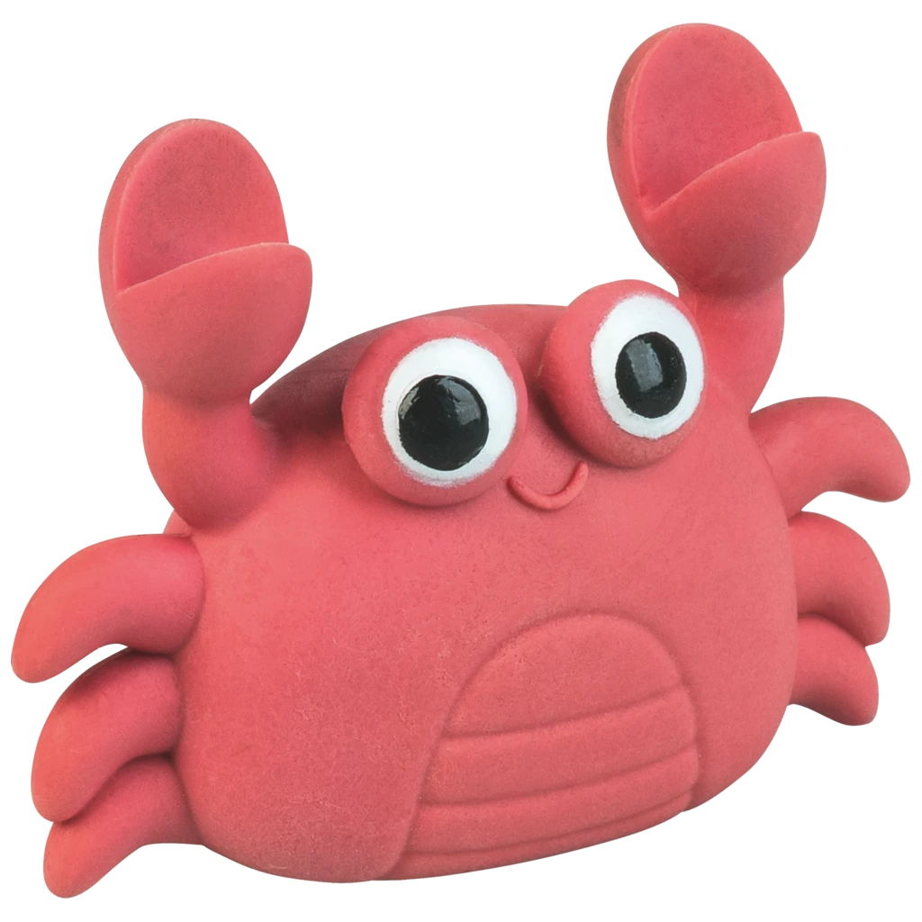Radiergummi „Krabbe“ Sunny Ocean 3D | rot