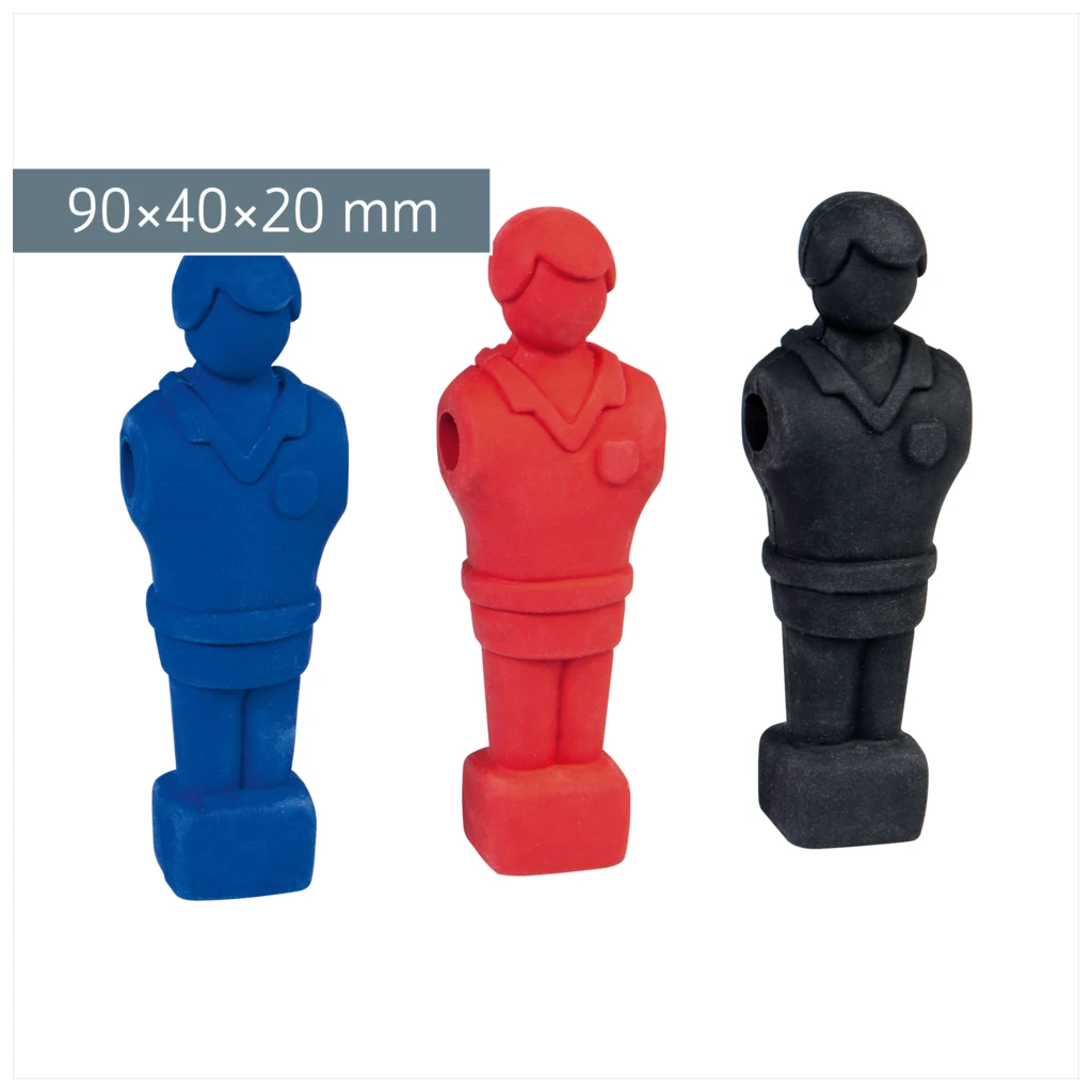Radiergummi „Fußball International“ 3D Kicker | sortiert