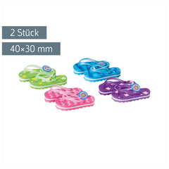 Radiergummi-Set „Flip-Flop“ 3D | sortiert, 2 Stück
