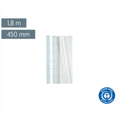 Bucheinbandfolie | 450 mm × 1,8 m, selbstklebend, transparent