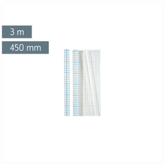 Bucheinbandfolie | 450 mm × 3 m, selbstklebend, transparent