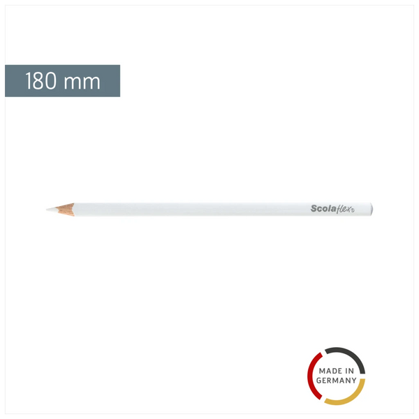 Schreibstift Scolaflex | 3-kantig, weiß