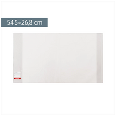 Buchschoner | 26,5×54,5 cm, stabile Folie, PVC, glasklar