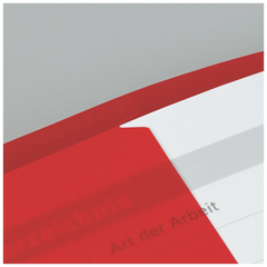 Hefthülle FACT!pp | 215×308 mm, A4, rot