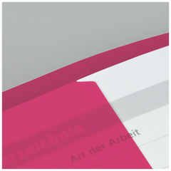 Hefthülle FACT!pp | 215×308 mm, A4, pink