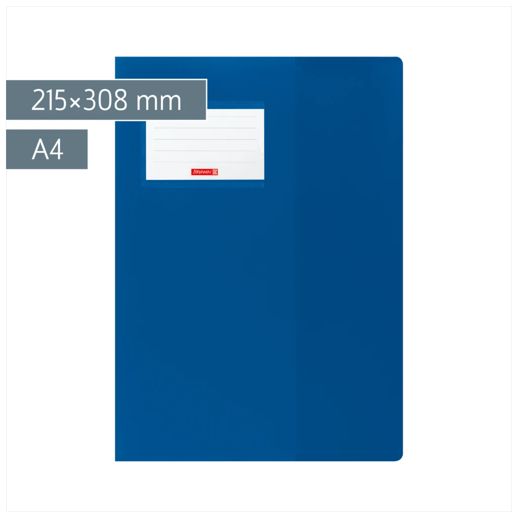 Hefthülle FACT!pp | 215×308 mm, A4, blau