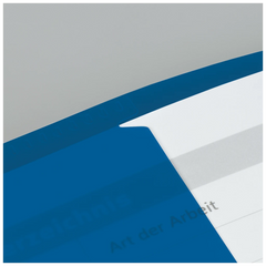 Hefthülle FACT!pp | 215×308 mm, A4, blau