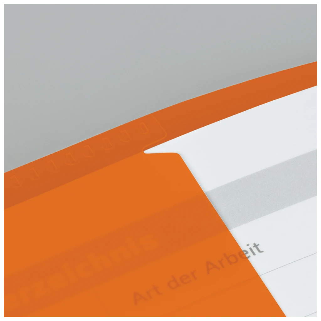 Hefthülle FACT!pp | 215×308 mm, A4, orange