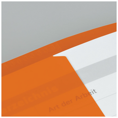 Hefthülle FACT!pp | 215×308 mm, A4, orange