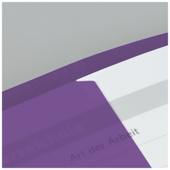 Hefthülle FACT!pp | 215×308 mm, A4, violett