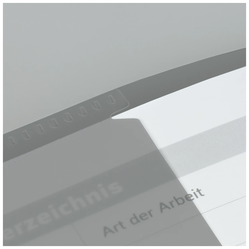 Hefthülle FACT!pp | 215×308 mm, A4, grau
