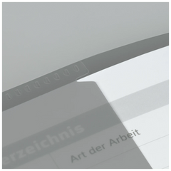 Hefthülle FACT!pp | 215×308 mm, A4, grau