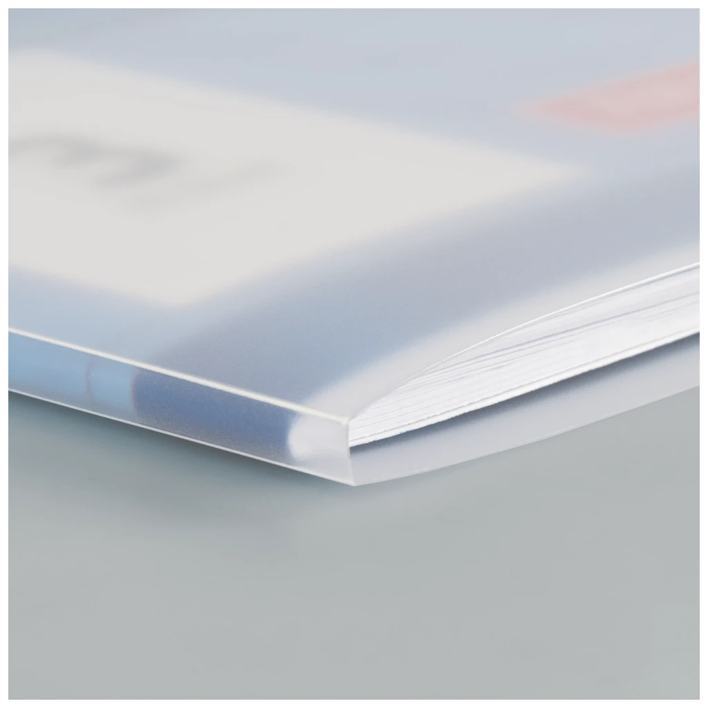 Hefthülle FACT!pp | 153×223 mm, A5, weiß/transparent