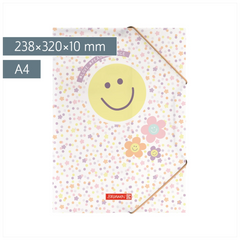 Sammelmappe Happy Hippie für A4 | A4, Füllhöhe: 10 mm, mehrfarbig, pastell