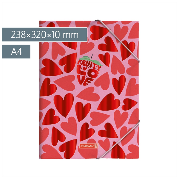 Sammelmappe Fruity Love für A4 | A4, Füllhöhe: 10 mm, rosa/rot
