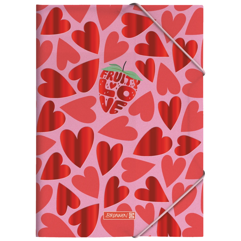 Sammelmappe Fruity Love für A4 | A4, Füllhöhe: 10 mm, rosa/rot