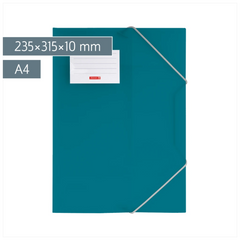 Sammelmappe FACT!pp | A4, Füllhöhe: 10 mm, türkis