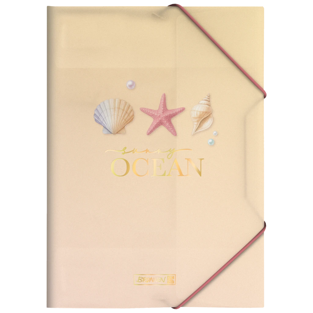 Sammelmappe Sunny Ocean für A4 | A4, Füllhöhe: 10 mm, mehrfarbig, pastell