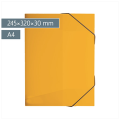 Heftsammler FACT!pp | A4, Füllhöhe: 30 mm, gelb