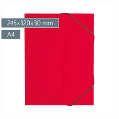 Heftsammler FACT!pp | A4, Füllhöhe: 30 mm, red