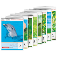 Schulblock | A5, Lineatur 3, 40 Blatt, sortiert