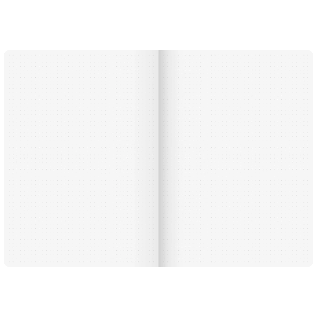 Notizbuch Premium FACT!plus Kladde | A4, punktiert, schwarz