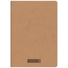 Heft Premium FACT!plus | A5, kariert, 40 Blatt, braun