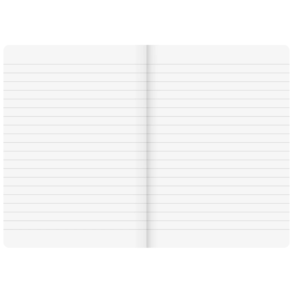 Notizbuch Premium FACT!plus Kladde | A5, liniert, Gummizugverschluss, schwarz