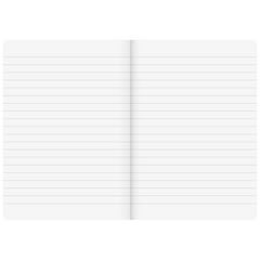 Notizbuch Premium FACT!plus Kladde | A5, liniert, Gummizugverschluss, schwarz
